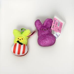 Peeps X Hello Kitty and Friends 6" Keropi Purple Bunny Plush Strawberry Scented